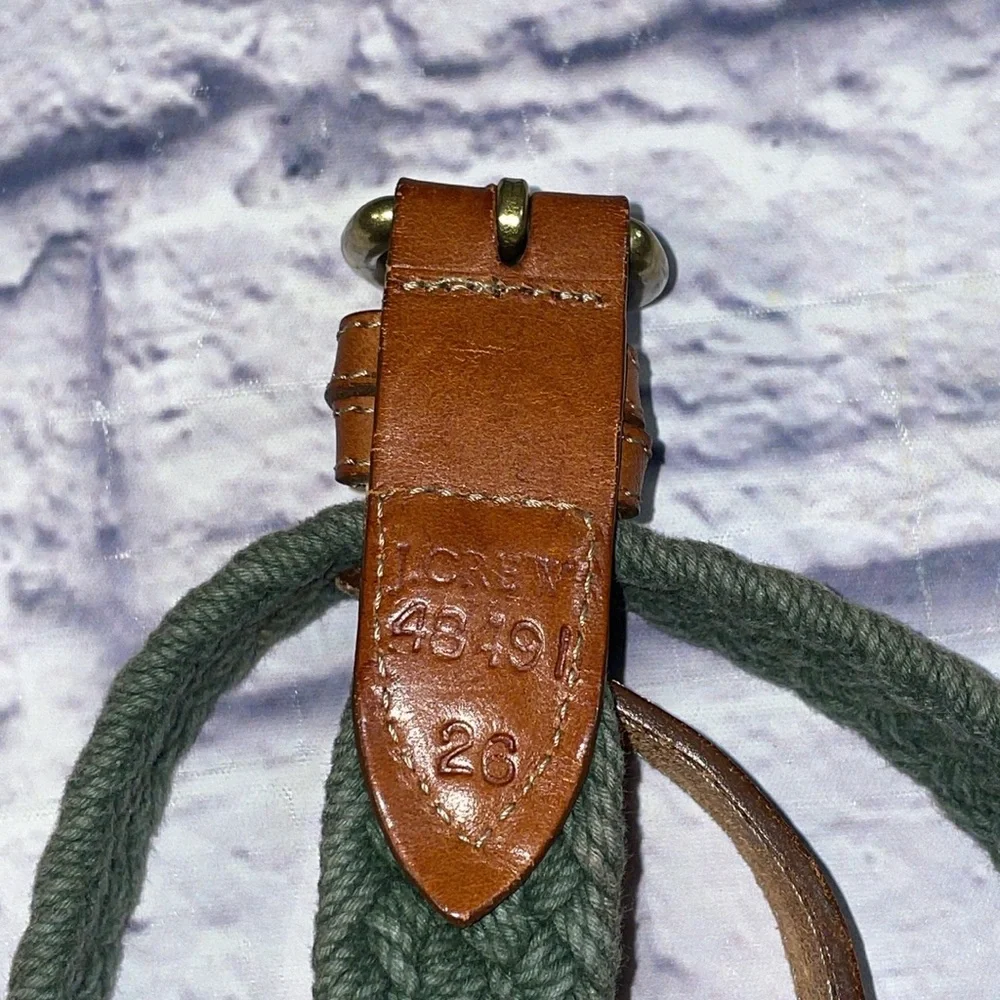 J Crew Braided Canvas Belt - Size 26
